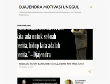 Tablet Screenshot of djajendra.com